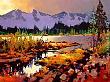 Michael O'Toole Kootenay Colours painting